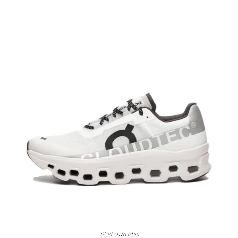 Brand New Sealed Original Box Unisex Off White Mesh Running Sneakers Gray CLOUDTEC Side Print Round Hole Segmented Hollow Thick Cushion Sole Non Slip Athletic Walking Gym Daily Sports Trainers