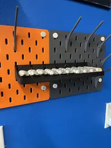 Custom Printed Embroidery Bobbin Holder for IKEA Pegboard- Holds 50 Bobbins