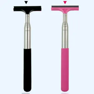 Stainless steel telescopic wiper blade for car rearview mirrors, window defogging, water wiping, and car wiper blades.