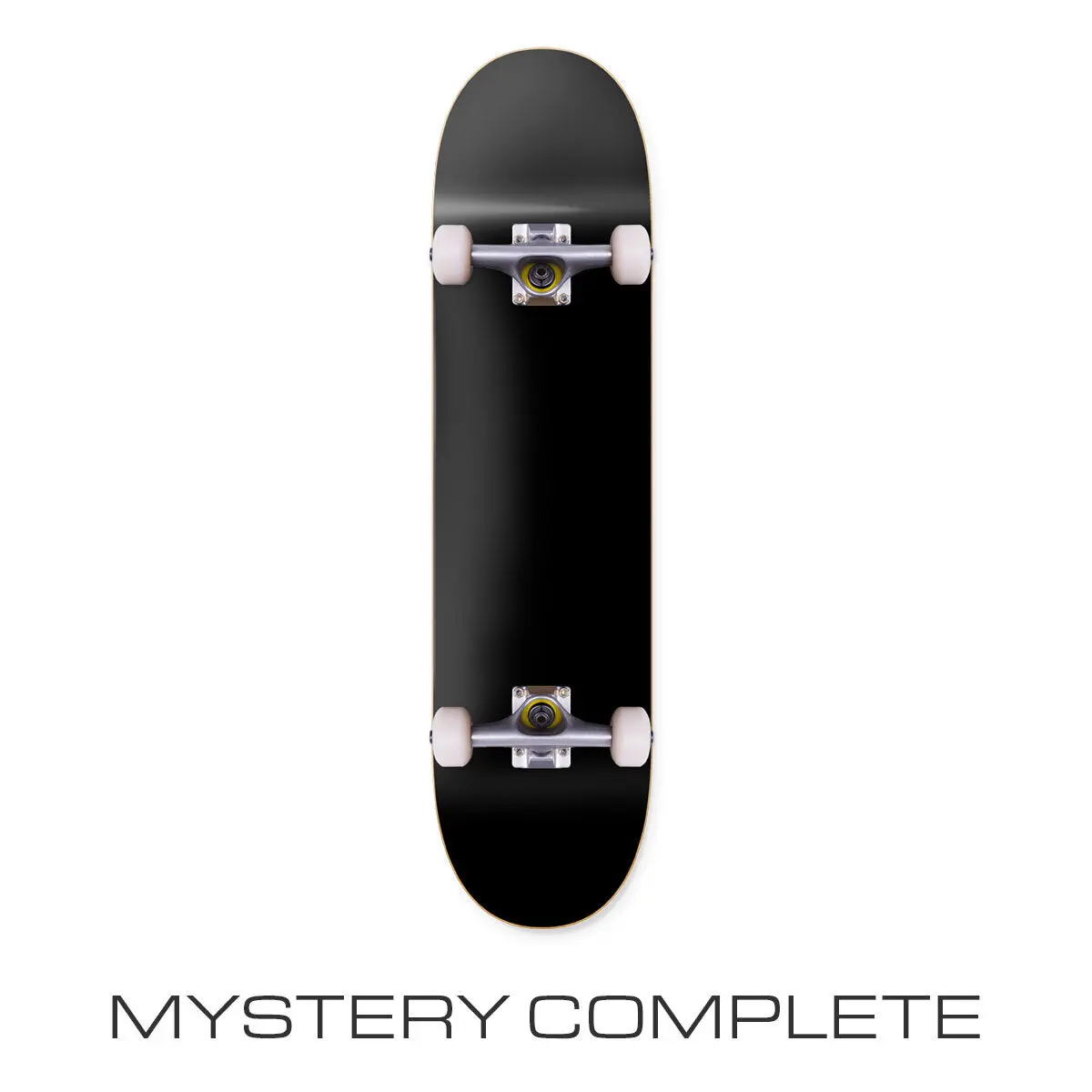 Mystery Complete Skateboard with Assorted Graphics, 7-Ply North American Hard Rock Maple Deck, Medium Concave, Ready to Skate