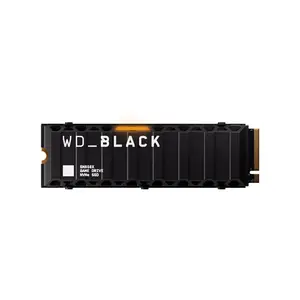 WD_BLACK 4TB SN850X NVMe Internal Gaming SSD Solid State Drive with Heatsink - Works with Playstation 5, Gen4 PCIe, M.2 2280, Up to 7,300 MB/s - WDS400T2XHE