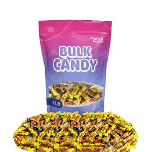 Rich Richers Bit-O-Honey & Mary Jane Mix 1lb Retro Chewy Taffy Bulk Honey Almond Peanut Butter Nostalgia 50% Each Heat Sealed Bag Sweet Candy Snack