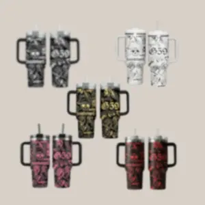 Retro Hip Hop Cool 40 oz 20 oz Tumbler With Handle, Gift for fan