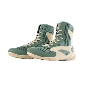 Venum Contender Boxing Shoes - Aqua Green/Ivory