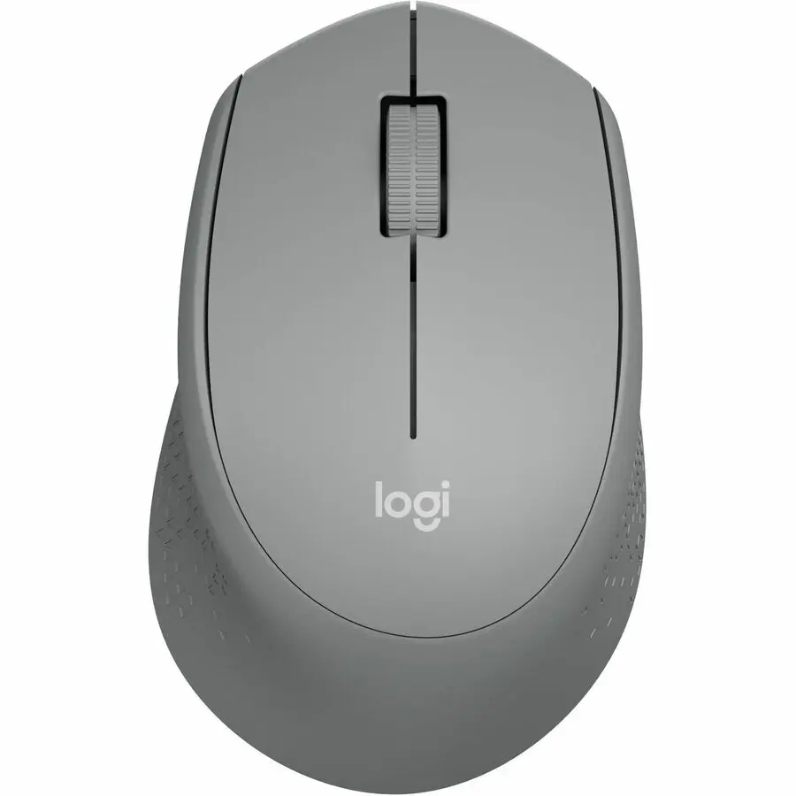 Logitech M330 Silent Plus Wired/Wireless Mouse with Silent Clicks, Grey/Yellow Color Option for Computers & Office Use