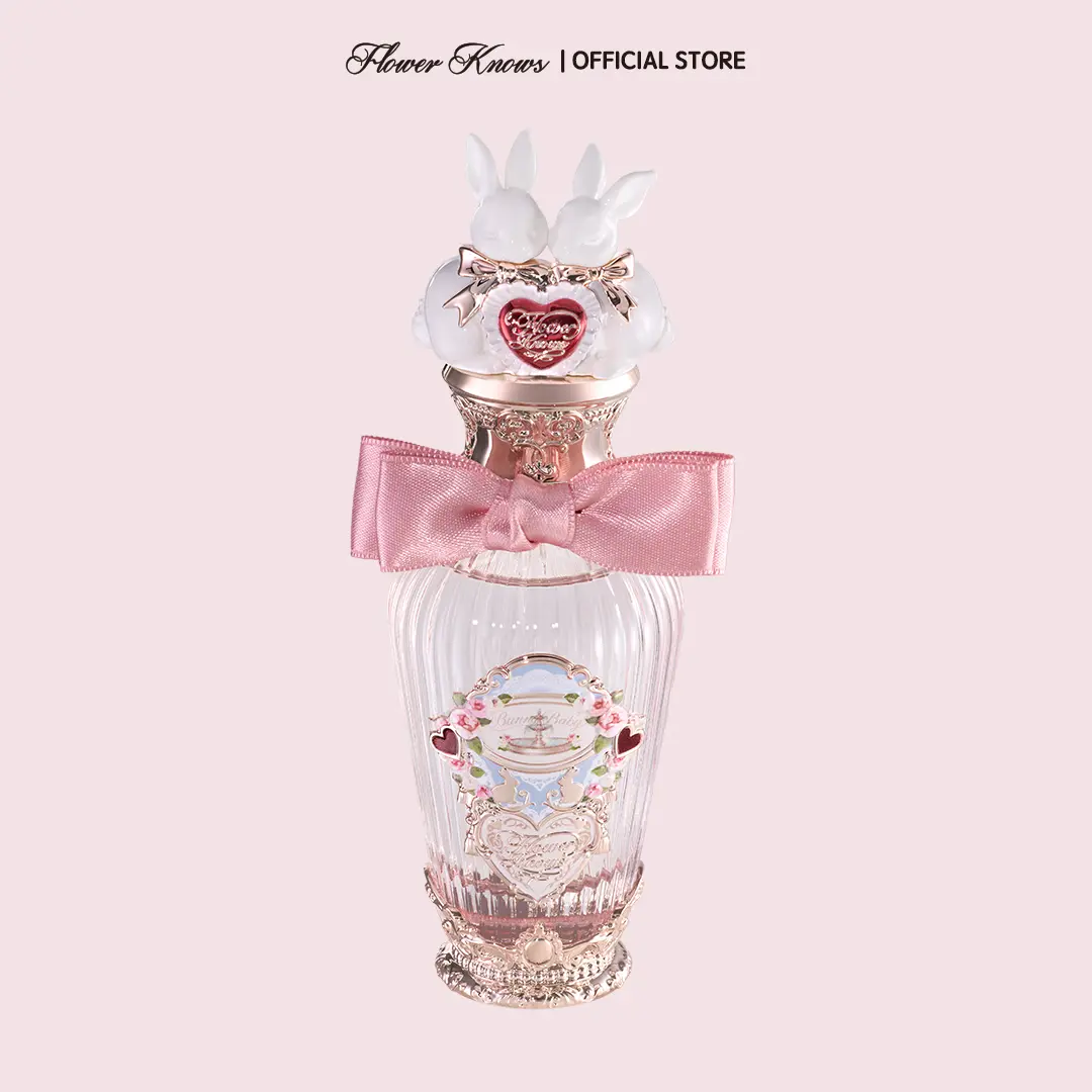 Flower Knows Bunny Garden Collection Perfume, Elegant Design, 50ml (1.7oz) Eau De Parfum For Women and Men, Floral or Rose, Long-lasting, Ideal For Dating, Holiday or Office, #summerwins, #DealsForYouDays