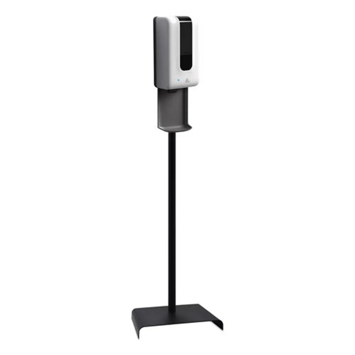 212 MAIN Automatic Hand Soap Dispenser (GN1 F1406STS Model) - Plastic Body Floor Mount Stand, Tray Base, 1200ml Refill Bottle, Sensor Lock, 30000 Pushes Battery Life, 11 lbs, Home Bathroom Supplies, Batteries