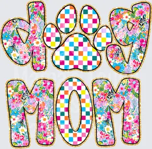 Dog MAMA floral