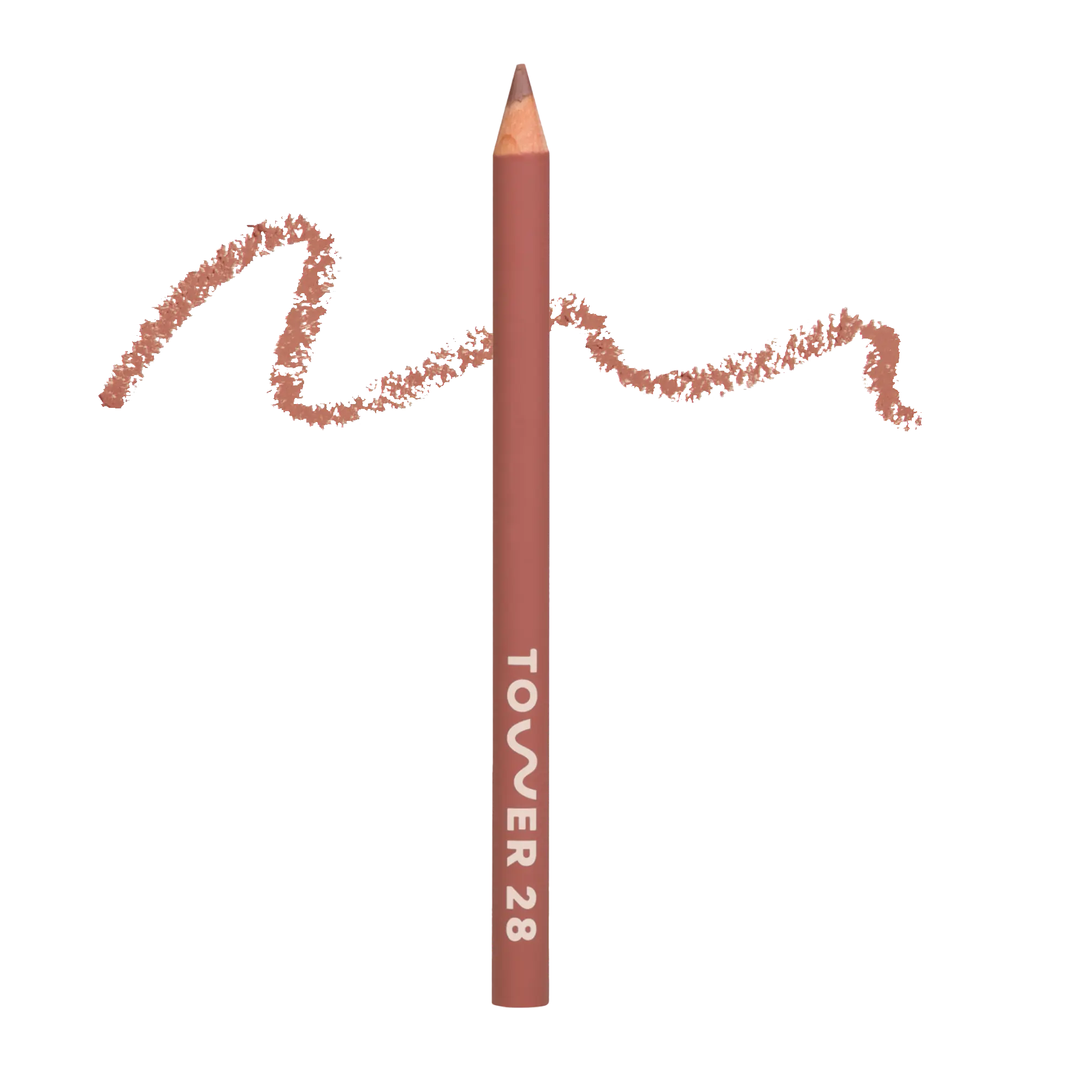 Tower 28 OneLiner Lip Liner + Eyeliner + Cheek Pencil - Creamy, Non-Drying, Matte Liner - Vegan, Clean, Cruelty-Free Lipliner Makeup