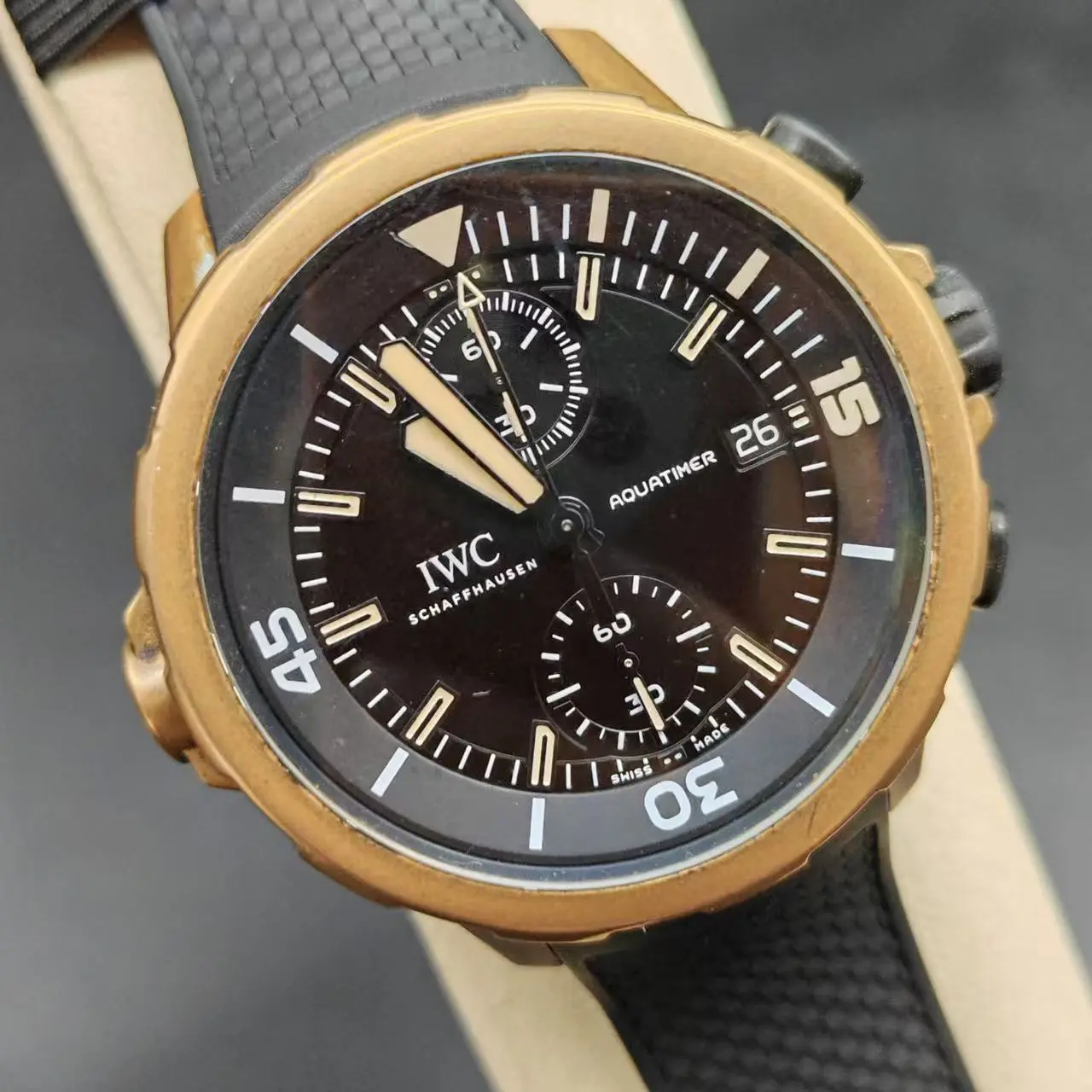 IWC Aquatimer IW379503 44mm Bronze Automatic Watch Single Watch RRP 92300