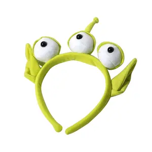 Cartoon internet celebrity cute hair accessory for taking photos, adorable plush quirky headband, face-washing headband