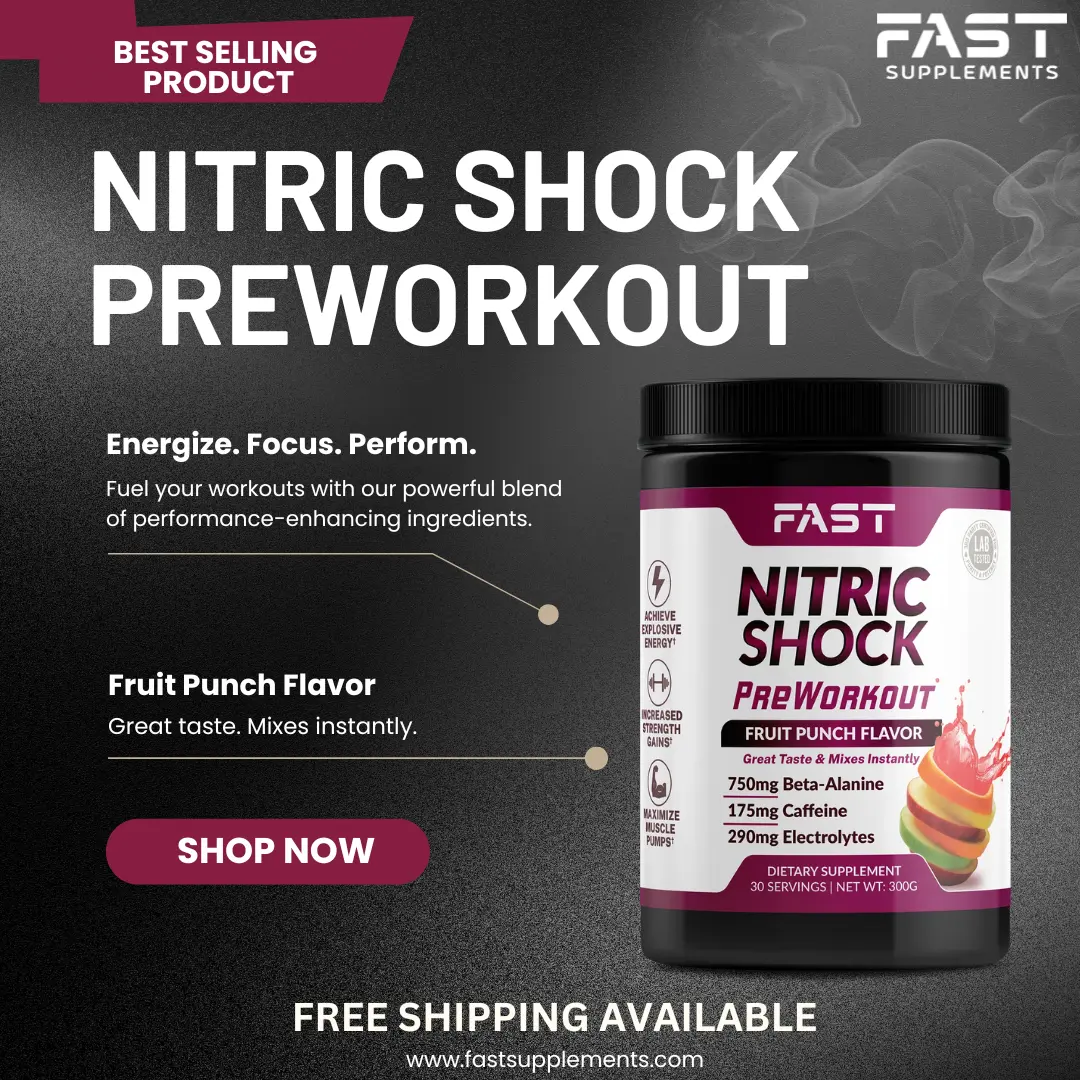 Nitric Shock Pre-Workout | Advanced Strength & Energy Formula