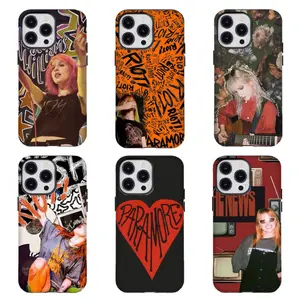 Paramore Hayley Williams Iconic Pop Punk Band Aesthetic Smartphone Casing, Phone Accessories for iPhone 11-17 & Samsung S21-S25, Ideal Gift for Rock Fans Compatible with Cellphone Devices