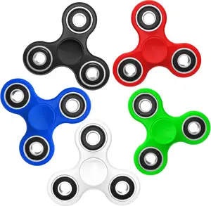 Fidget Spinners 5 Pack - Fidget Toys Sensory Stress Relief Toys for Adults & Kids, Anxiety Reducing Fidget Spinners, Goodie Bag Stuffers for Students, Stress Relief Toys for Calming Down