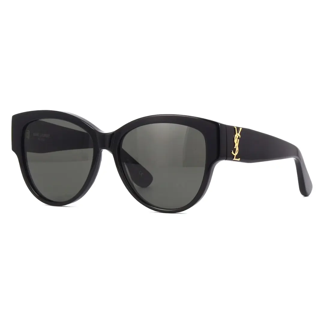 Pre-owned Saint Laurent SL M3 002 Black Sunglasses