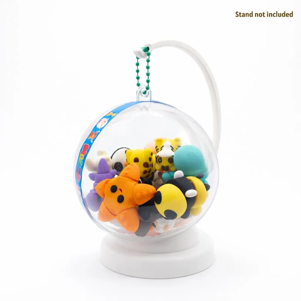 3D Printed Articulated Animals –  Cute Mini Stress Relief Desk Toy-Collectible Figures Capsule-Fidget Toy Gift