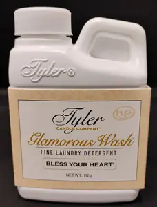 Tyler Candle Company Glamorous Wash Liquid Laundry Detergent - Bless Your Heart Scent - Sweet, Natural, Biodegradable, Machine Safe, pH Balanced - 4oz (112g)