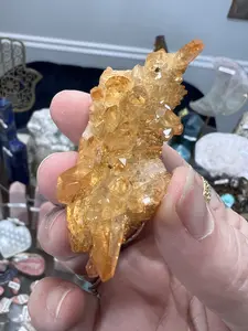 Golden Aura Lemurian Quartz Min Clusters - Arkansas