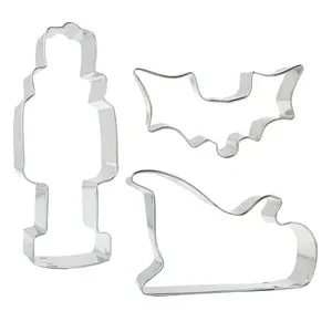 Christmas Cutter Trio: Holly, Sleigh, Nutcracker
