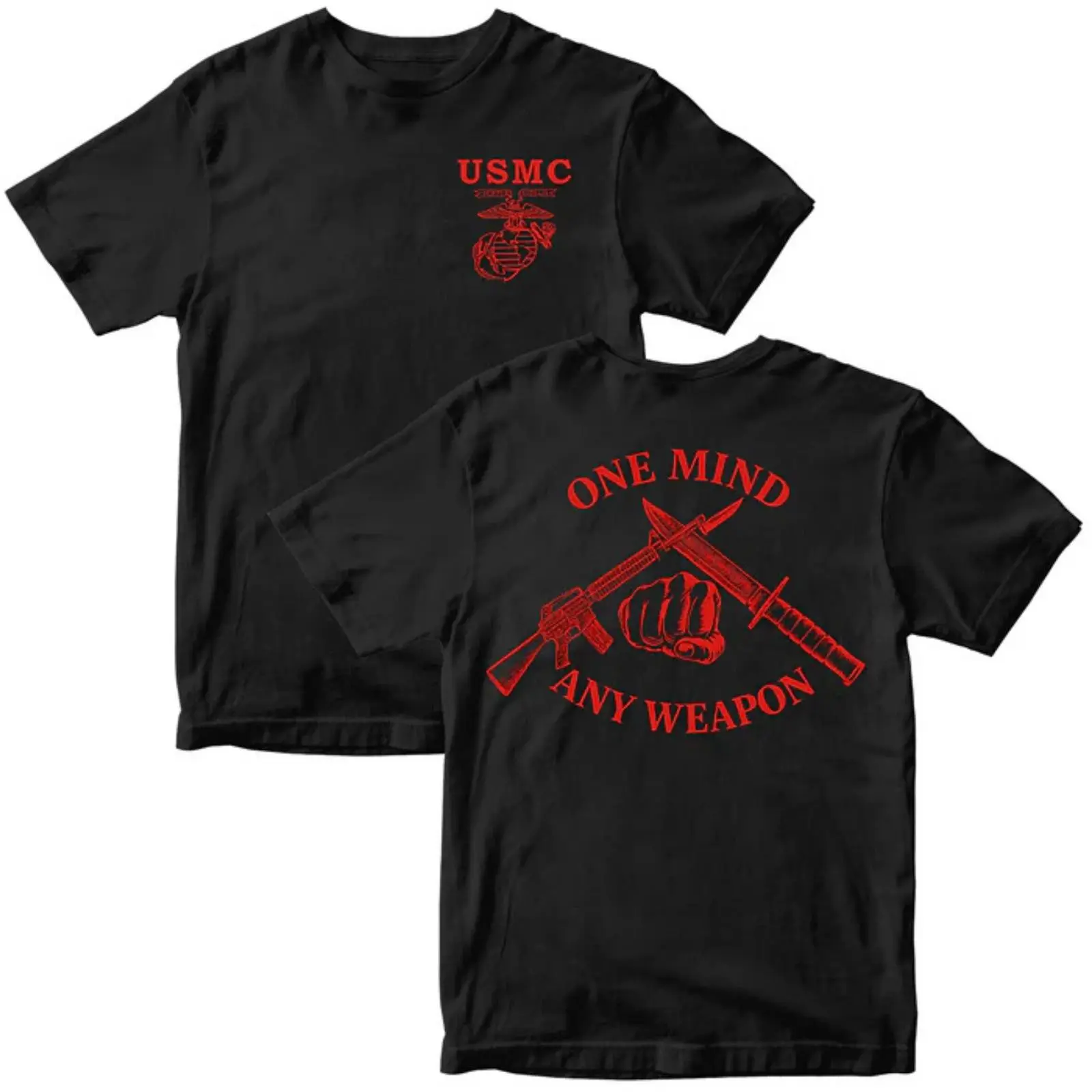 Mens USMC Fight Club Graphic T-Shirt - Plain, Soft Unisex Short-Sleeve Round Neck Menswear, Casual Lightweight Streetwear Apparel for Everyday Wear, Tshirt, Shortsleeve, Print, Valentines Day, Breathable, Fabric, Top, All Seasons, Soft Cotton, Tops, 3Xl,