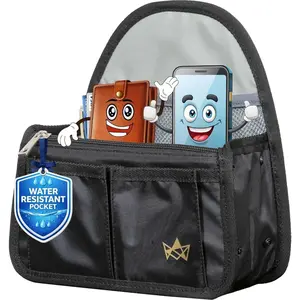Mini Backpack Organizer Insert -  Fit for Your Favorite Mini Backpacks - Bag Organizer For Backpack - Fits in  Bags, Travel Bags, Handbags, and Purses - 10 Pockets