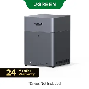 UGREEN NAS DH4300 Plus 4-Bay Desktop NASync, Support Capacity 128TB (Diskless), Remote Access, AI Photo Album, Beginner Friendly, 8GB LPDDR4X RAM, 2.5GbE, 4K HDMI, Network Attached Storage (Diskless),#SummerVibes,mothersdaygift