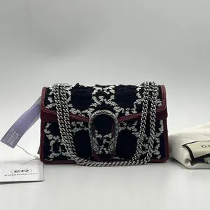 Pre-owned Authentic Gucci Dionysus Mini Chain Glamorous Shoulder Crossbody Bag, Model X238 26.05.06, Glamorous Shoulder Bags