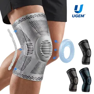 UGEM 2 Pack Knee Braces for Knee Pain Compression Sleeves with Patella Gel Pad & Side Stabilizers for Meniscus Tear ACL & Arthritis Relief