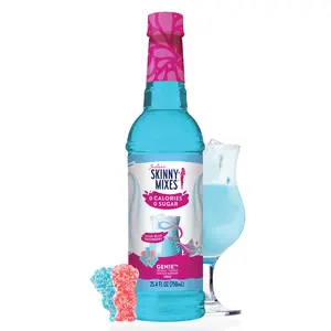 Sugar Free Genie™ Syrup -  Sugar Free Sour Blue Raspberry Syrup Beverage Sweet