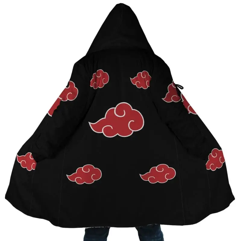 Akatsuki Naruto Dream Cloak Coat, Naruto Men's Women's Hooded coat, Fleece Jackets Coats, Gift For Men And Women