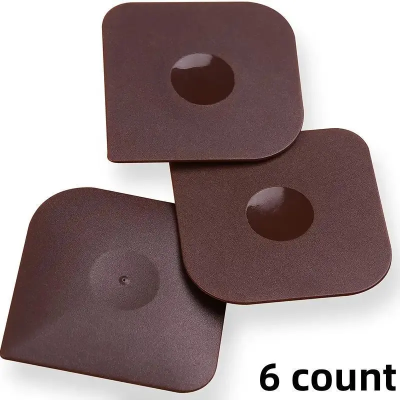 Dish Scraper Tool Set, 6 Counts Cast Iron Cleaning Scraper, Scouring Pad, Dish Sponges, Iron Pan Scraper Scrubber for Cleaning Grease, Home Care Supplies, Household Cleaning Tool for Kitchen Dining Room, Dish Scrubbers
