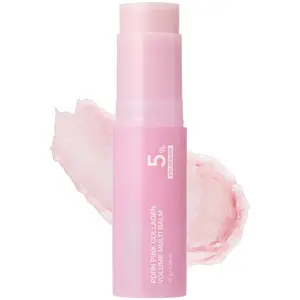 PDRN Pink Collagen Volume Multi Balm | All In One Volufiline, PDRN, NAD Stick for Youthful-Looking, Helping Look of Fine Lines, Firming Care, Anti-Aging Care | For Under-Eyes, Neck, Forehead, Smile Lines, Lip Care | Korean Skincare