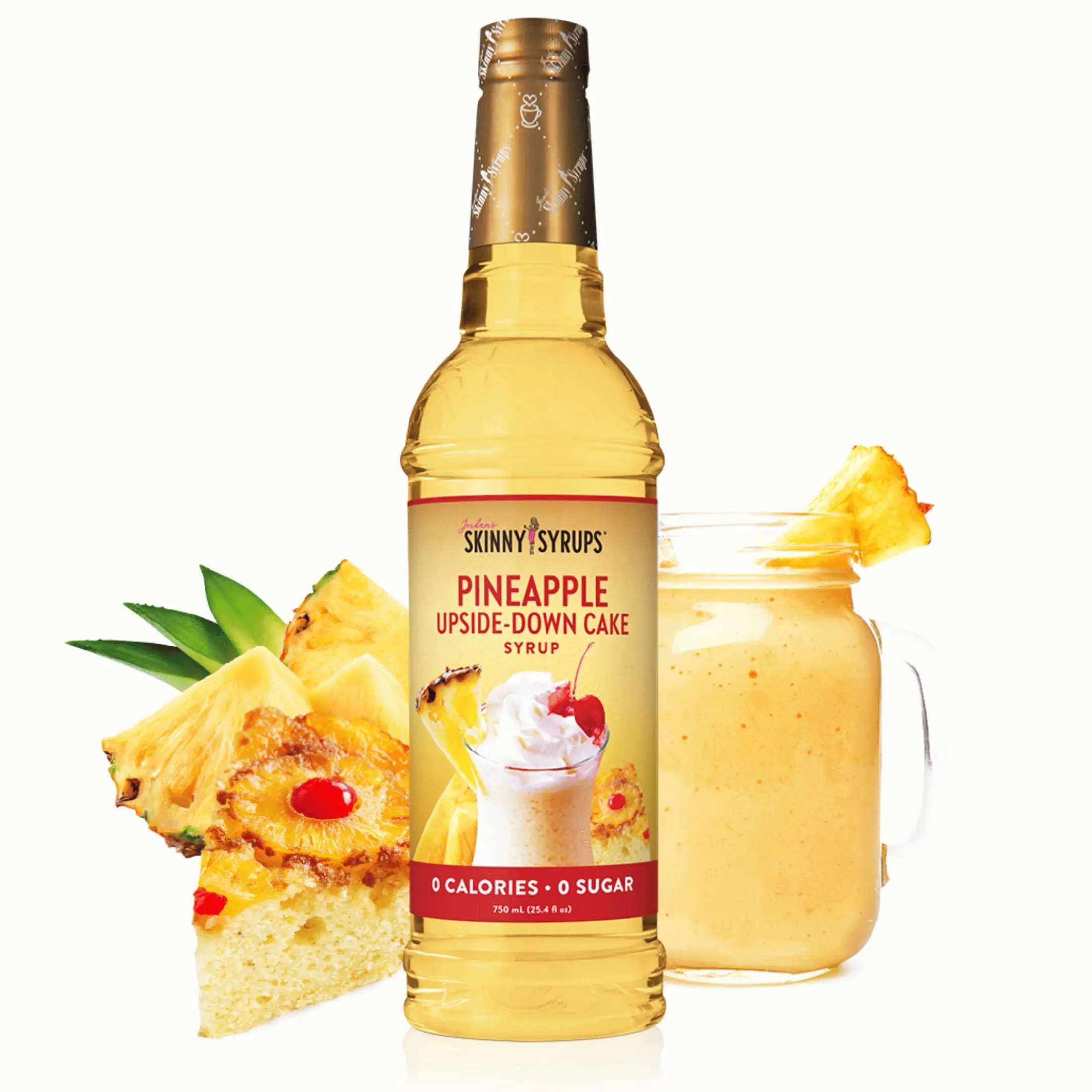 Jordan's Skinny Mixes Sugar Free Pineapple Upside Down Cake Syrup