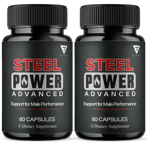 (2 Pack) Steel Power Advanced Performance Supplement, Steel Power (120 Capsules)
