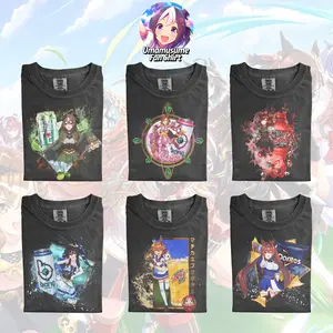 [Uma Musume Fan Shirt Collection] The Vintage Uma Musume: Pretty Derby And Drink Brands Comfort Color Shirt, Uma Musume Graphic Tee, Manga Style Shirt, Horse Girl Graphic Shirt, Y2K Gaming Shirt, Gift for Men, Crew Neck Shirt, Trending Shirt
