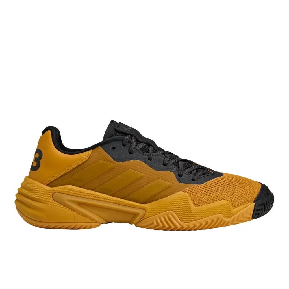 adidas Mens Y-3 Barricade 13 Tennis Sneakers Shoes - Yellow