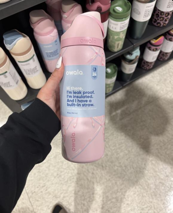 Owala x Urban Outfitters FreeSip 32oz Insulated Water Bottle Sugar Plum Fairy Exclusive Model Leak Proof Built In Straw BPA Free Double Wall Stylish Cute Drinkware Travel Gift for Her