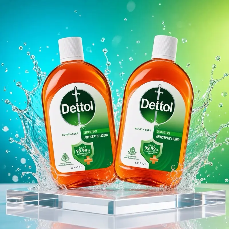 Dettol Original Liquid Pine Scent 550 ml - 99.99% Germs Protection Solution Pack of 2 for Home Cleaning & Daily Hygiene - Aroma