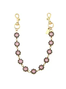 Luxury Rhinestone Clover Bag Charm Chain for Handbags, Gold Purse Decoration Chain, Bag Decorative Chain, with Sparkling Crystal Inlay, Stylish Handbag Accessory for Daily Outfit, Party, Travel & Gift