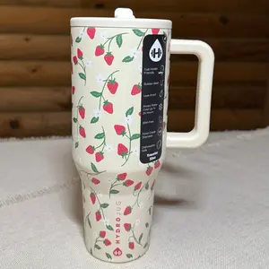 HydroJug 32oz/40oz Vacuum Insulated Tumbler with FlowState Straw Lid Hot & Cold Drinks Travel & Daily Use