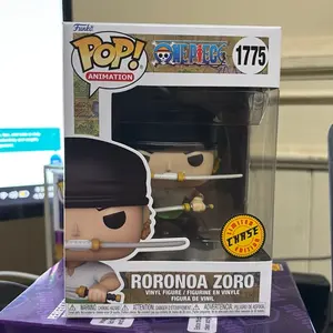 Funko POP! Animation Roronoa Zoro Vinyl Figure Limited Edition Chase 1775 One Piece Collectible