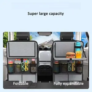 Car seat storage bag, backrest storage bag