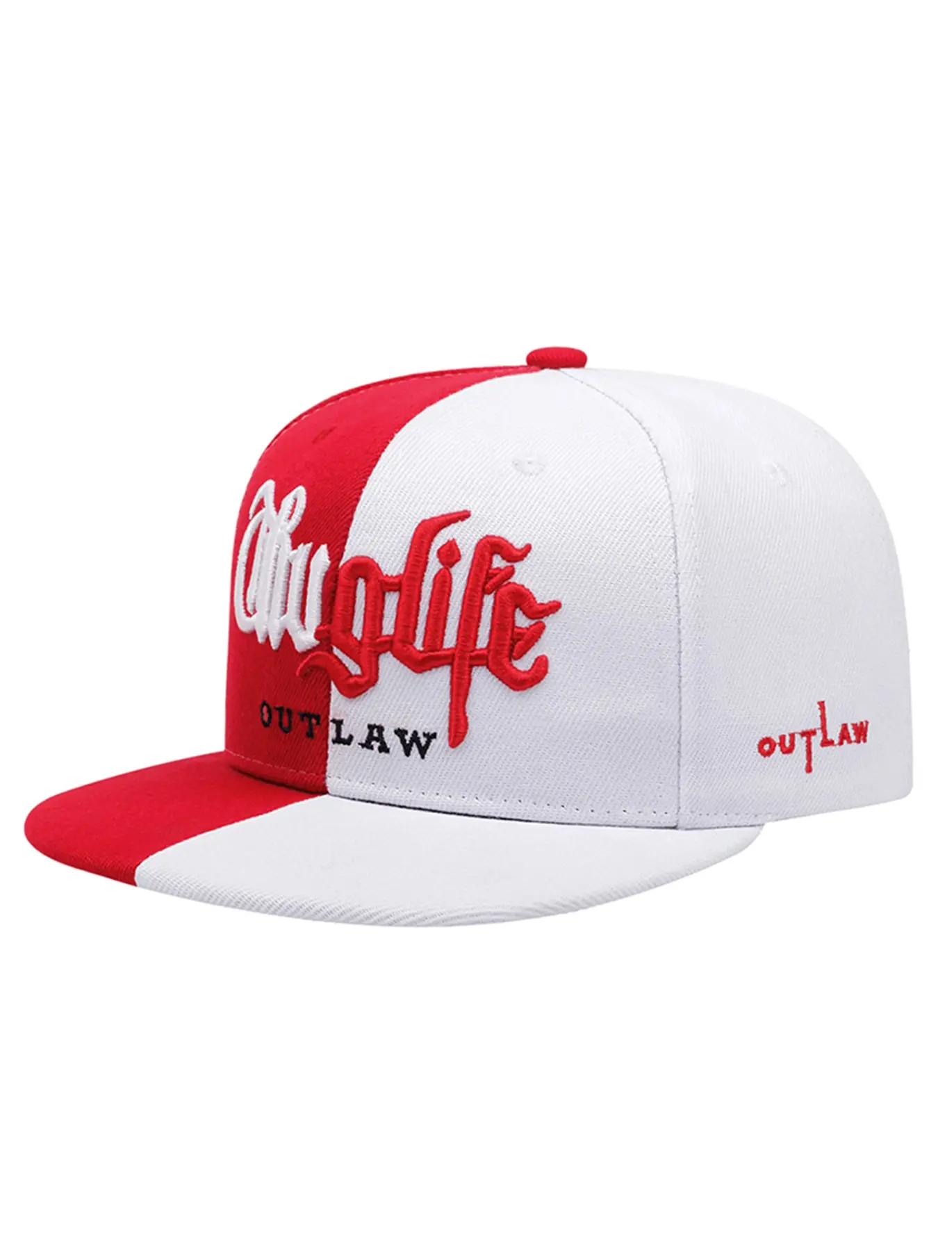 2026 Personalized Fashion Baseball Hat Riot LIFE Embroidered Color Blocked Flat Edge Hat Outdoor Leisure Sports Sunshade Hat Daily Life Commuter Decorative Hat Street Creative Hip Hop Hat Unisex Skateboarding Hat Decoration Streetwear, Street Style