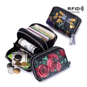 ELIPAPRO  CL7180 Painted Large-capacity Multi-card Pickup Bag 2025 New Anti-RF Scanning Double Zipper Multi-function Change Bag