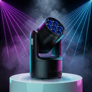350W Auto Mode Voice-Controlled Moving Head dj Lights Prism Strobe/Beam/Spotlight/Wash Stage Lighting with DMX for Wedding, home Parties event ,Bar,Live Show RGBW DMX512 effect