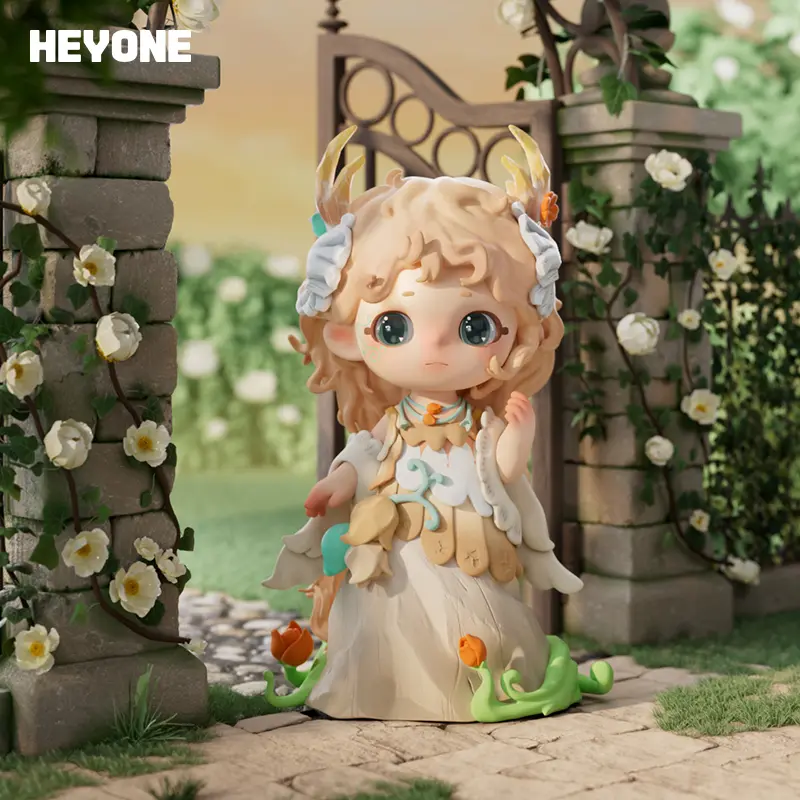 Heyone Joy Guardians' Covenant Chronicles Series Blind Box Art Toy Action Cute Figure Desktop Ornament Collectible Toys Birthday Gifts Random Surprise Set Figurines Figurine Dolls Toyset Whimsical Figurines Girl Gift