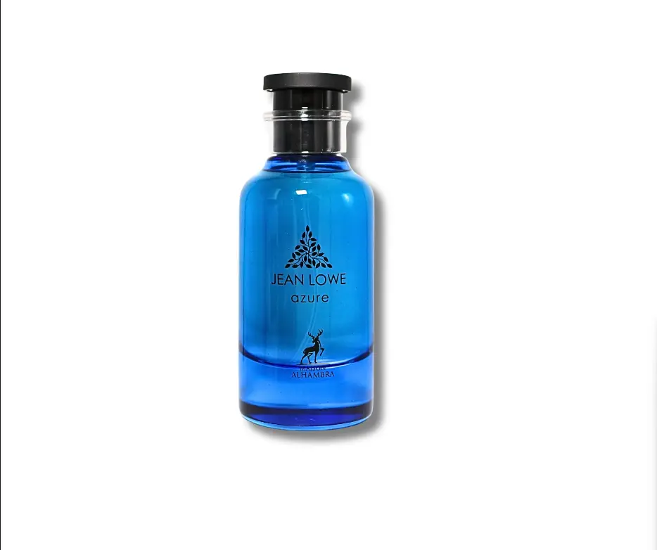Maison Alhambra Jean Lowe Azure Eau de Parfum, Aromatic Fragrance with Floral, Herbal, and Woody Notes, Unisex Liquid Spray for Casual Wear, 3.4oz, Aromatic Perfume, Aromatic Cologne, Earthy Woody Scent