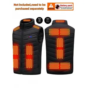 Without Battery Heated Vest for Men and Women, Three Heating Levels, 13 Heated Areas, Ideal for Sports and Outdoor Activities, Perfect Christmas Gift