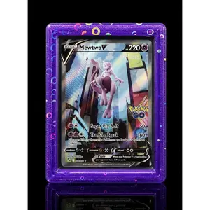 (Stained Glass Purple) TopGuard - Top Loader Card Protector