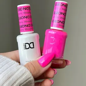 DND 558 CHERRY BLOSSOM Gel and Lacquer Duo nail care nail art color